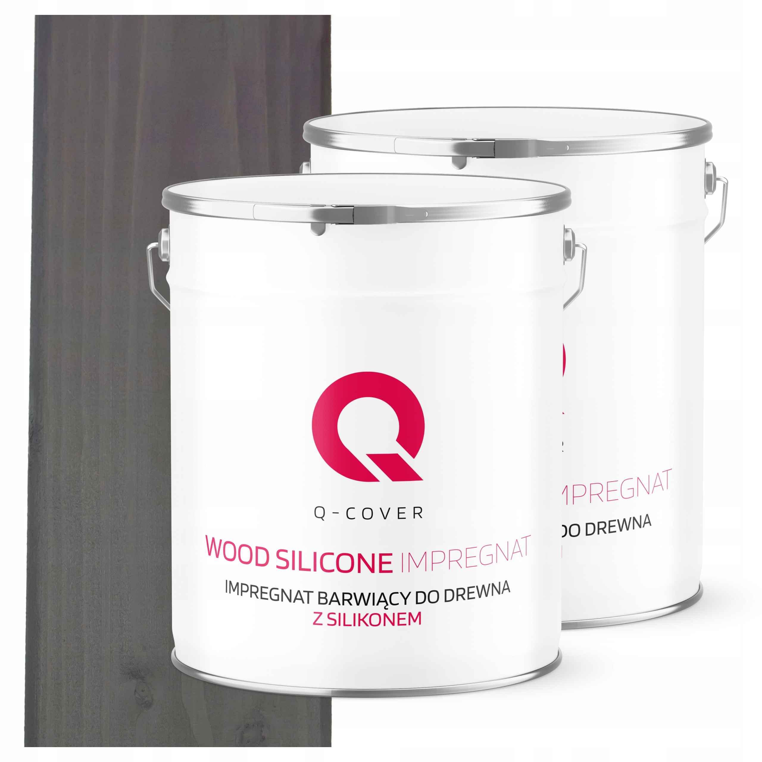 Impregnácia Na Drevo Extra Farba S Ochranným Silikónom Farby Trvanlivá Antracitová 5 L