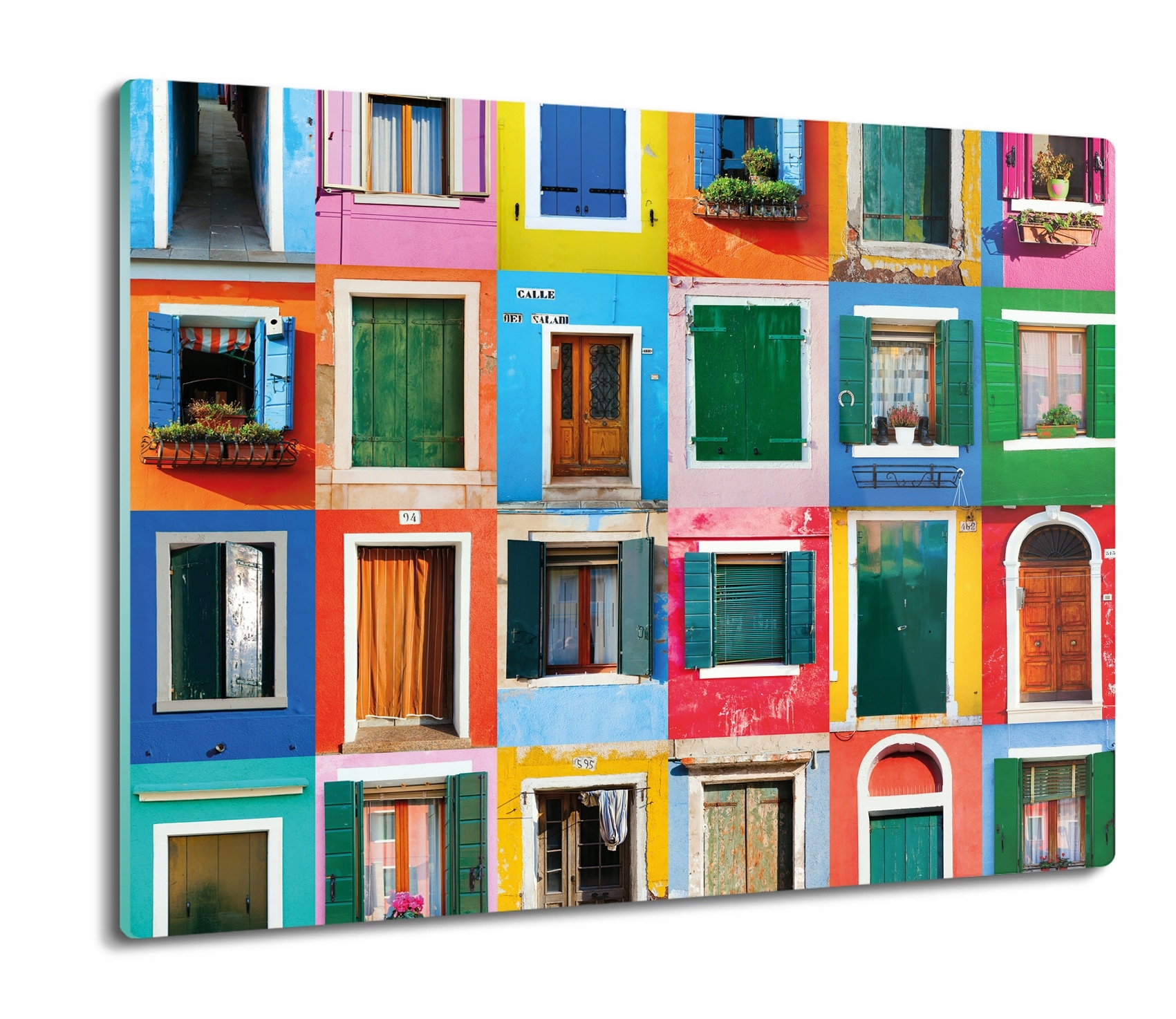 

Okna style kolaż 60x52 deska ze szkła nowoczesna