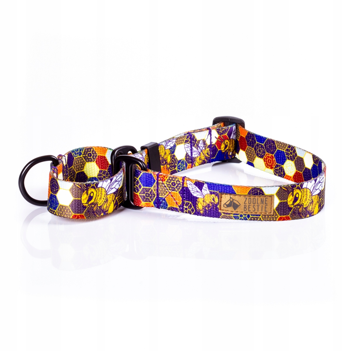 

Obroża martingale dla psa Zdolne Bestie S szer2cm