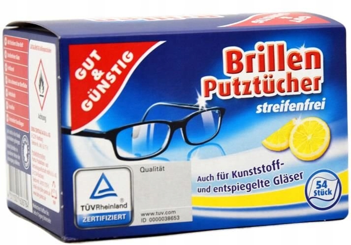 

G&g Chusteczki do czyszczenia okularów 54 szt