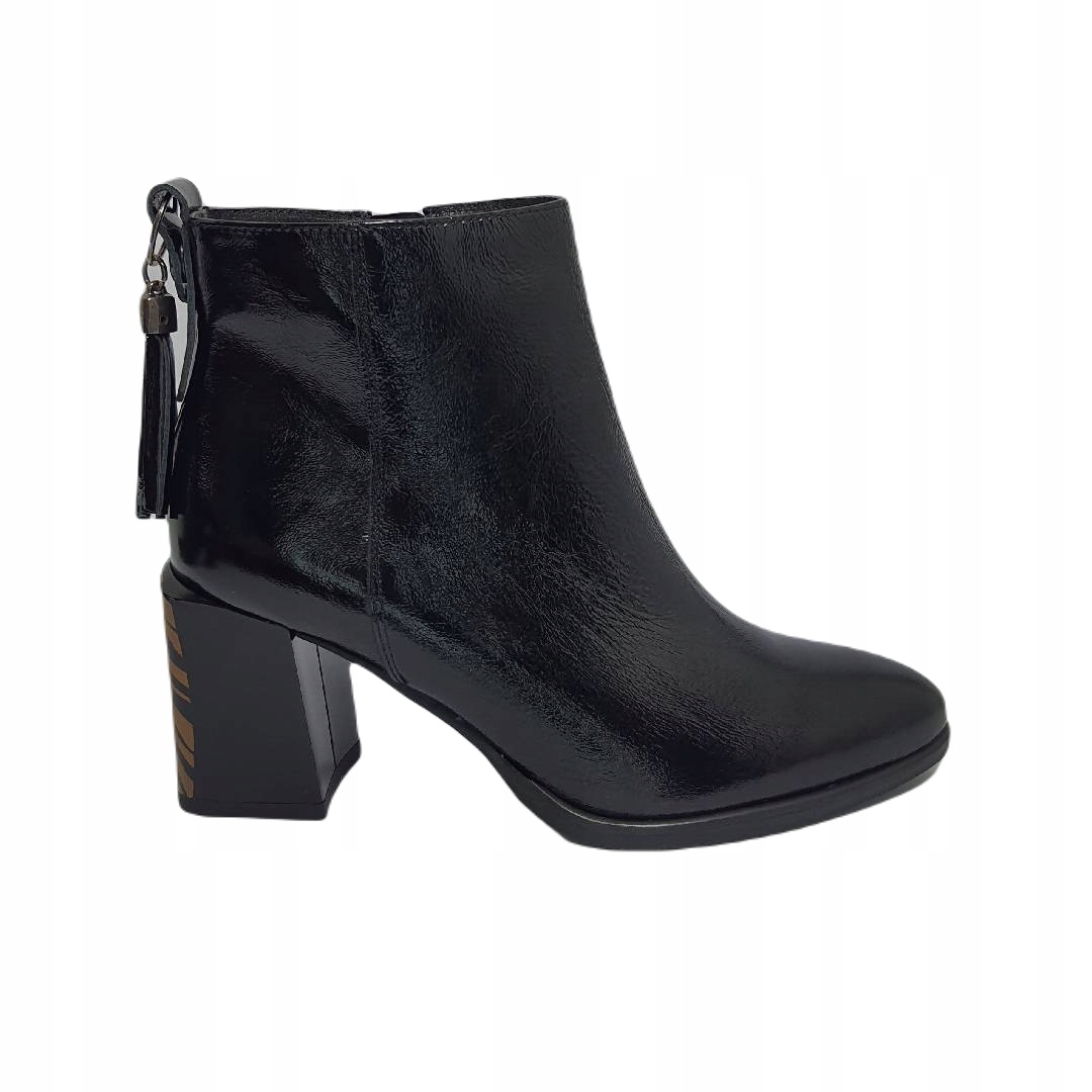 Dámské kotníkové boty Higo 2141 černé 40, Černá