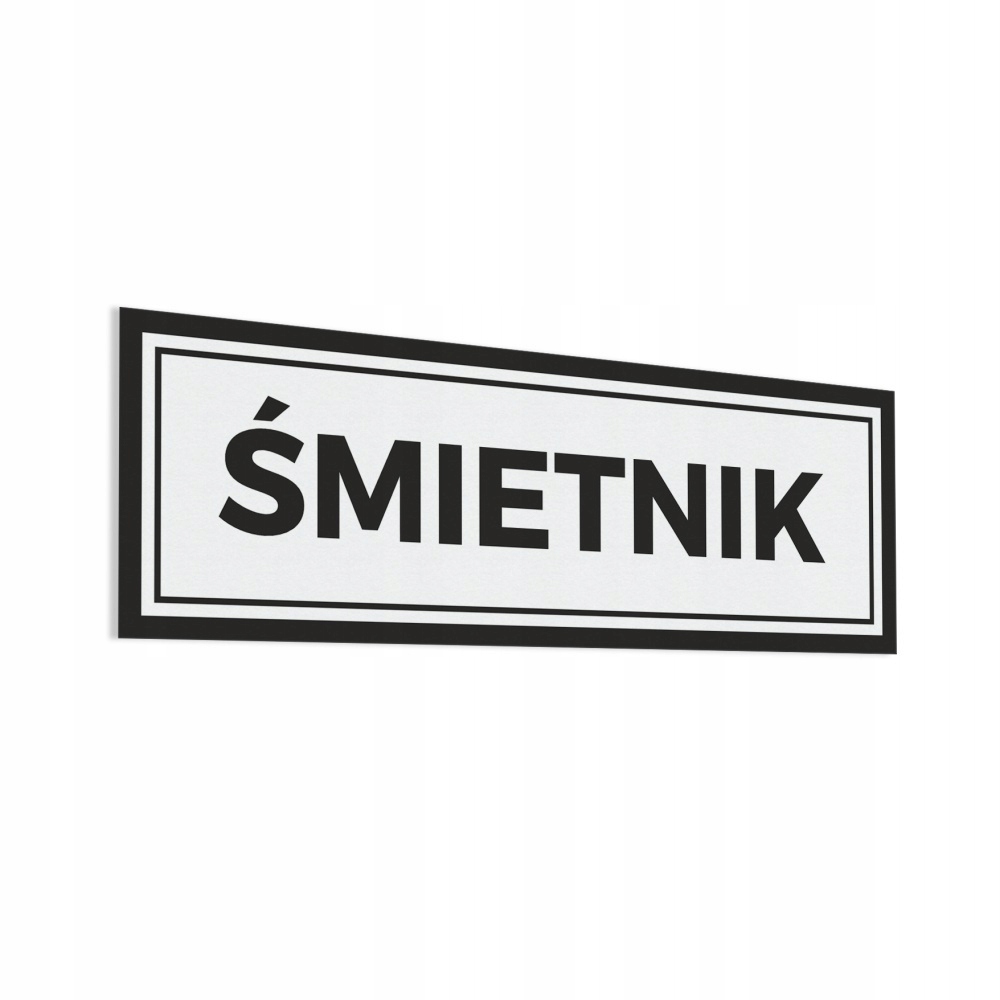 

Naklejka Śmietnik 10x30