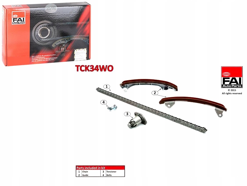 Faitck34wo КОМПЛЕКТ ЛАНЧ ROZRZADU TOYOTA DOHC ЦЕ