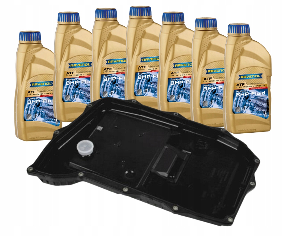 Zestaw do wymiany oleju ATF 8 HP Fluid 7L + MISKOFILTR 8HP65