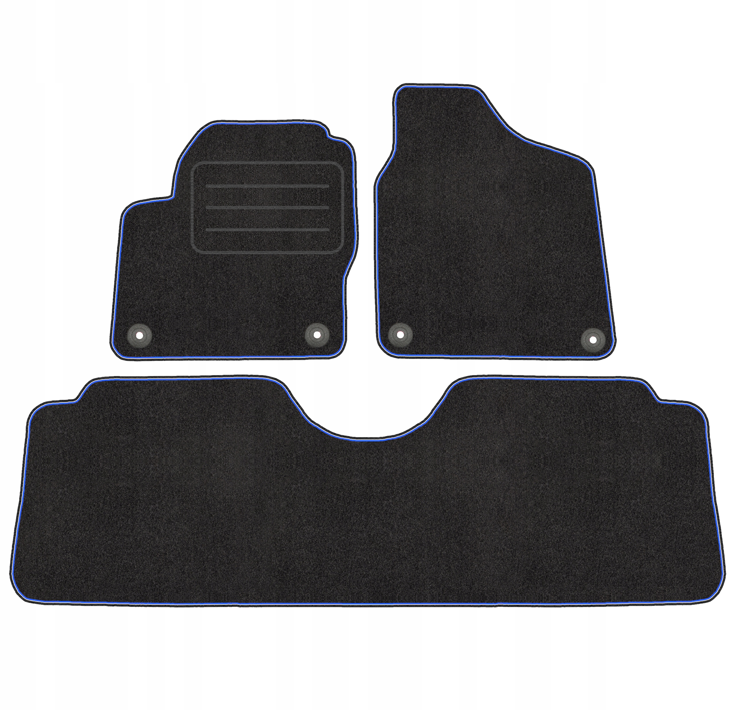 Polyamidové velúrové rohože pre Volkswagen Sharan I