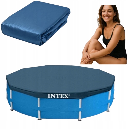 Pokrywa Osłona Na Basen Stelażowy 457 Cm Mata Do Basenu Plandeka Intex