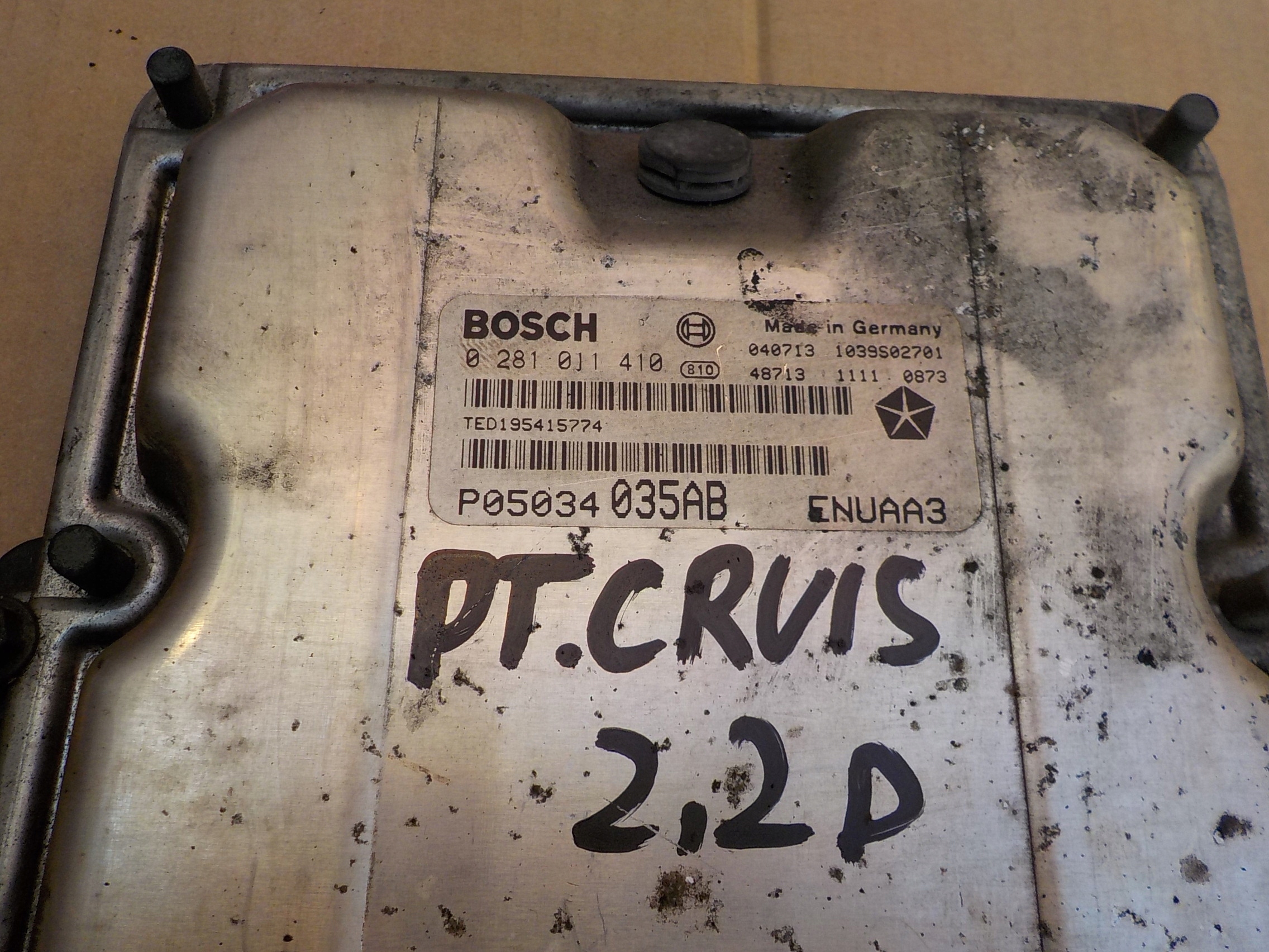 control unit of the engine chrysler pt cruiser 2,2 crd
