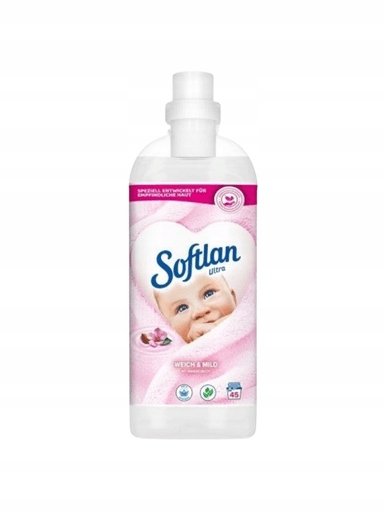Levně 5X Softlan Ultra Sensitive Tekutá Aviváž Weich & Mild 1L