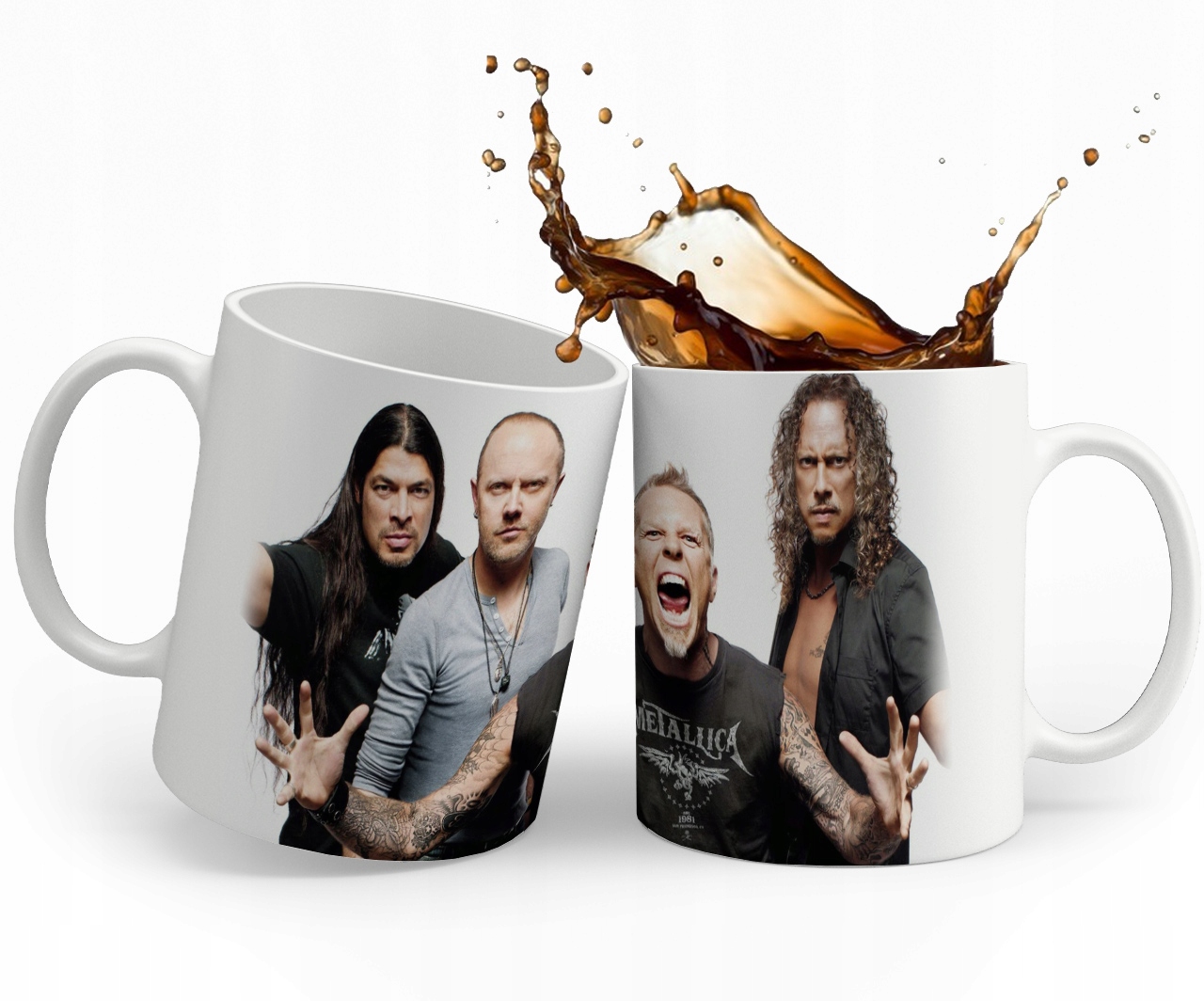 KUBEK METALLICA PREZENT DLA FANA + IMIE + KARTONIK