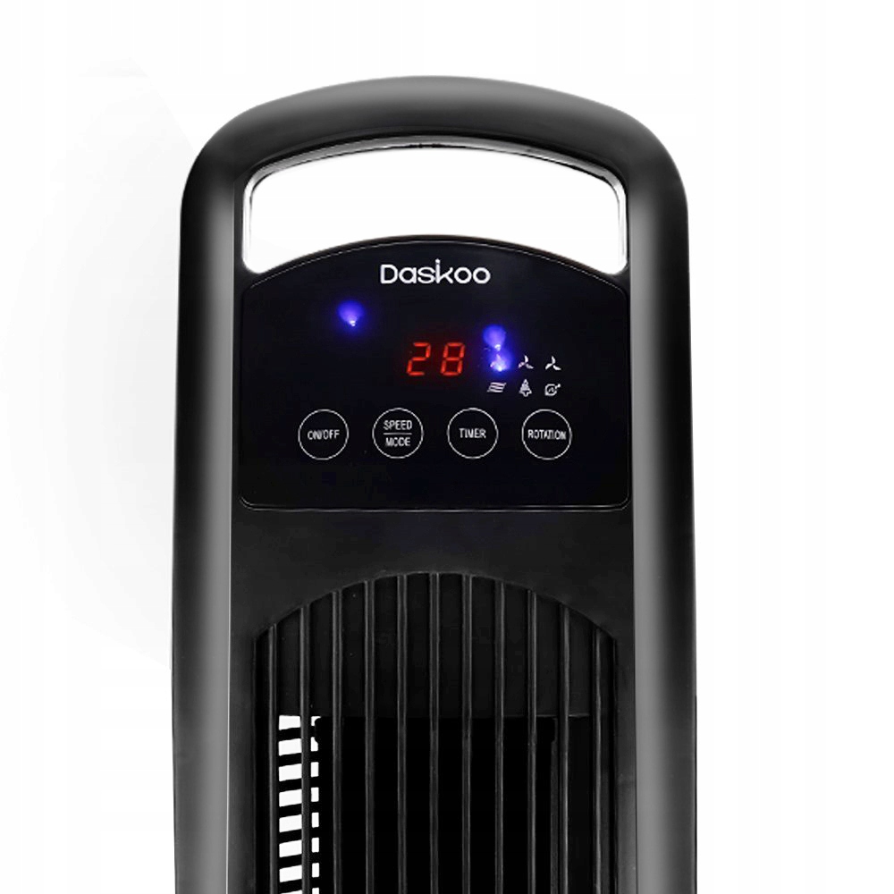 WENTYLATOR Stojący WIATRAK Podłogowy KOLUMNOWY Model Black