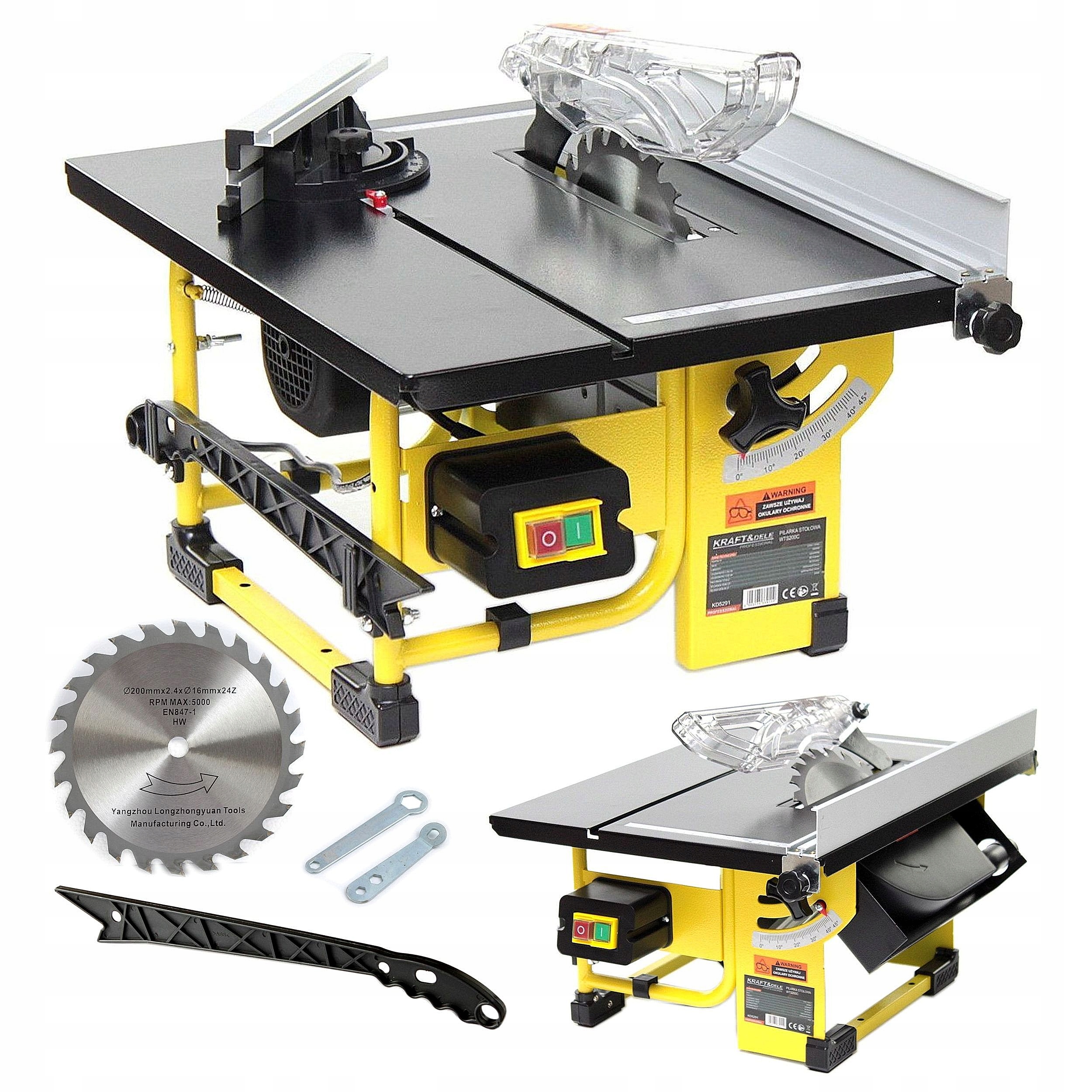 KRAJZEGA PIŁA STOŁOWA K-2 PILARKA PRZECINARKA do CIĘCIA DREWNA 2000W