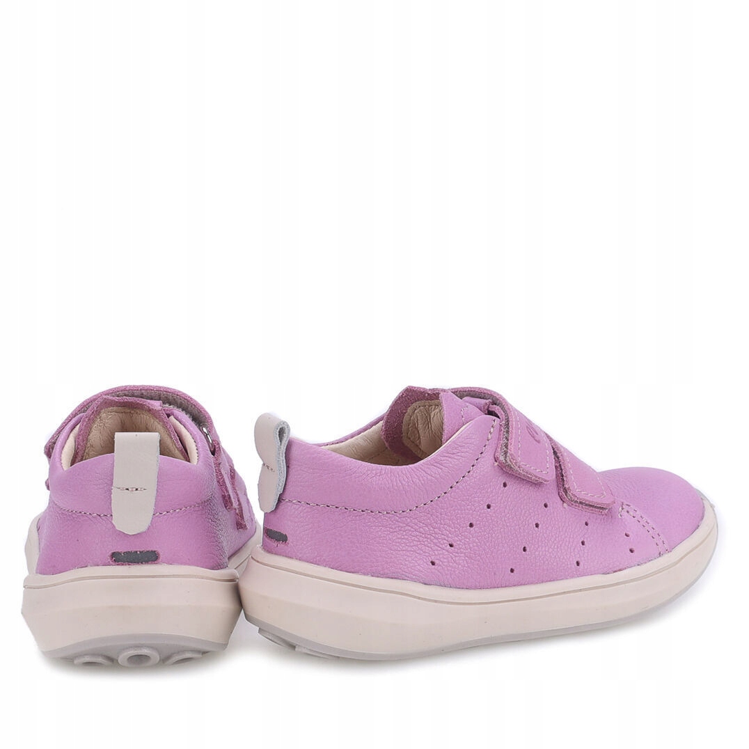 SKÓRZANE FIOLETOWE TRAMPKI DZIECIĘCE EMEL PÓŁBUTY DZIEWCĘCE EMEL R22 Płeć dziewczynki
