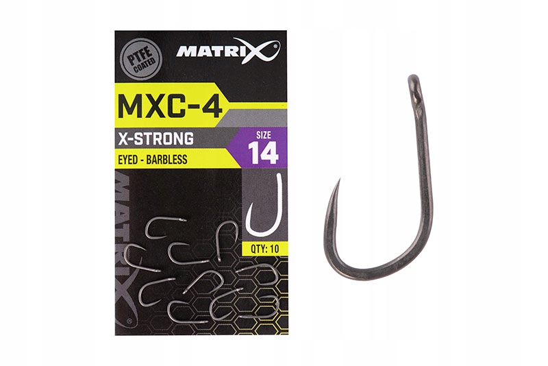 Matrix Háčky MXC-4 Barbless Eyed 10 ks 18