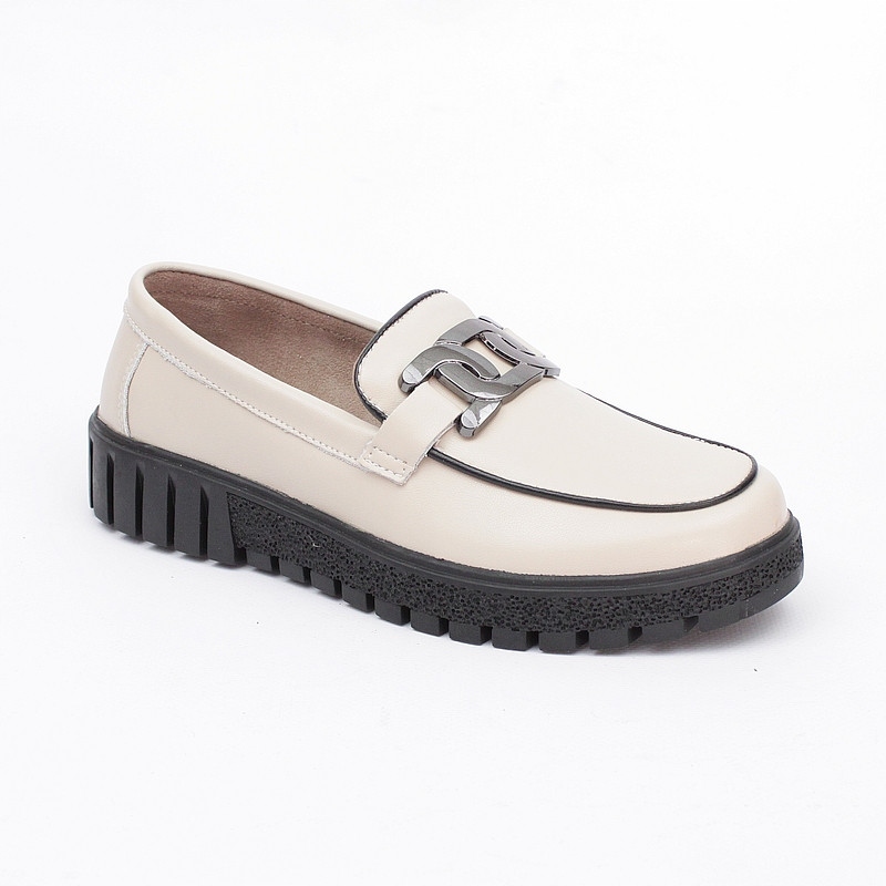 Filippo DP4728 Béžové Polobotky Kůže vel. 40