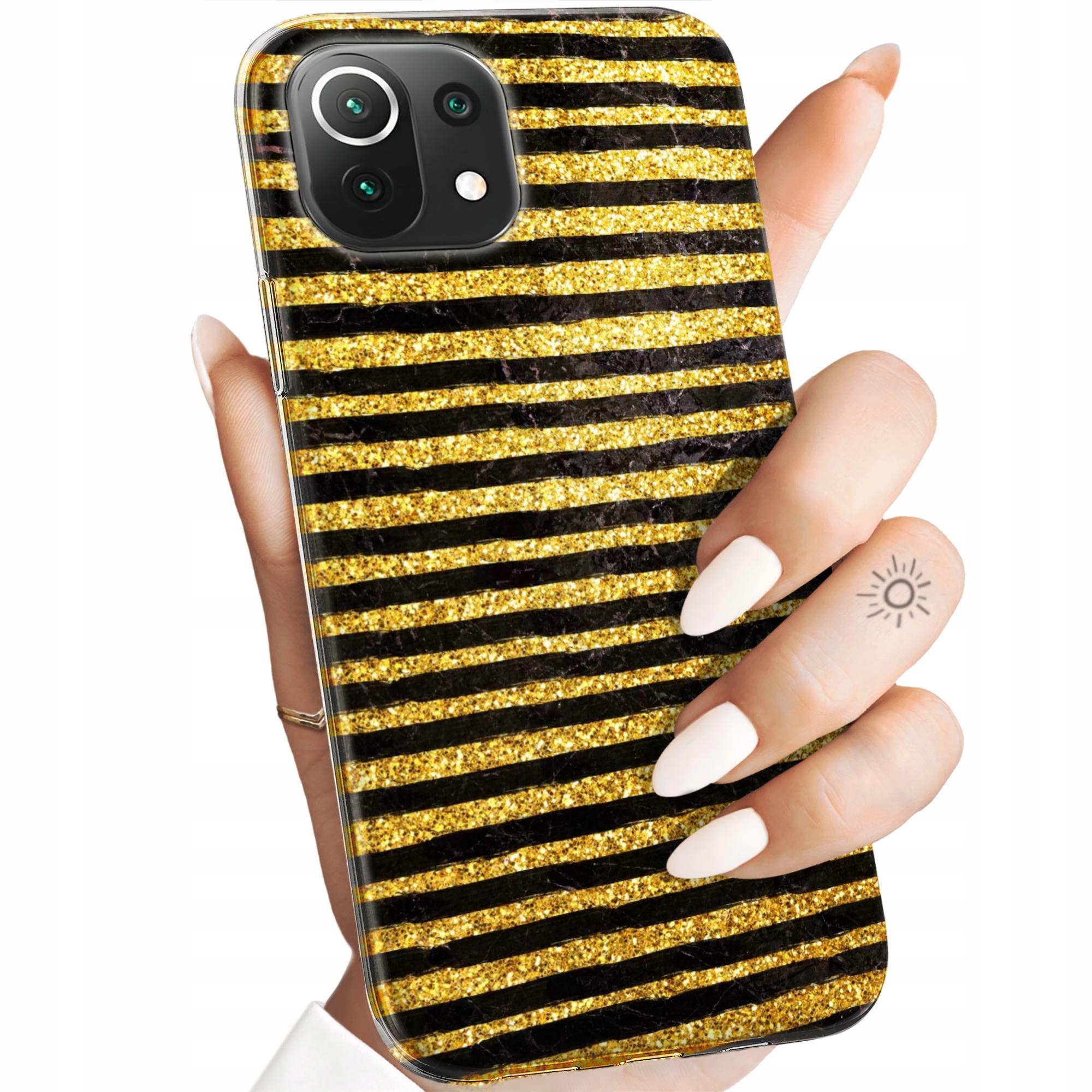 Etui Do Xiaomi MI 11 Lite 4G 5G Ne Złoto Gold Rich Obudowa Case