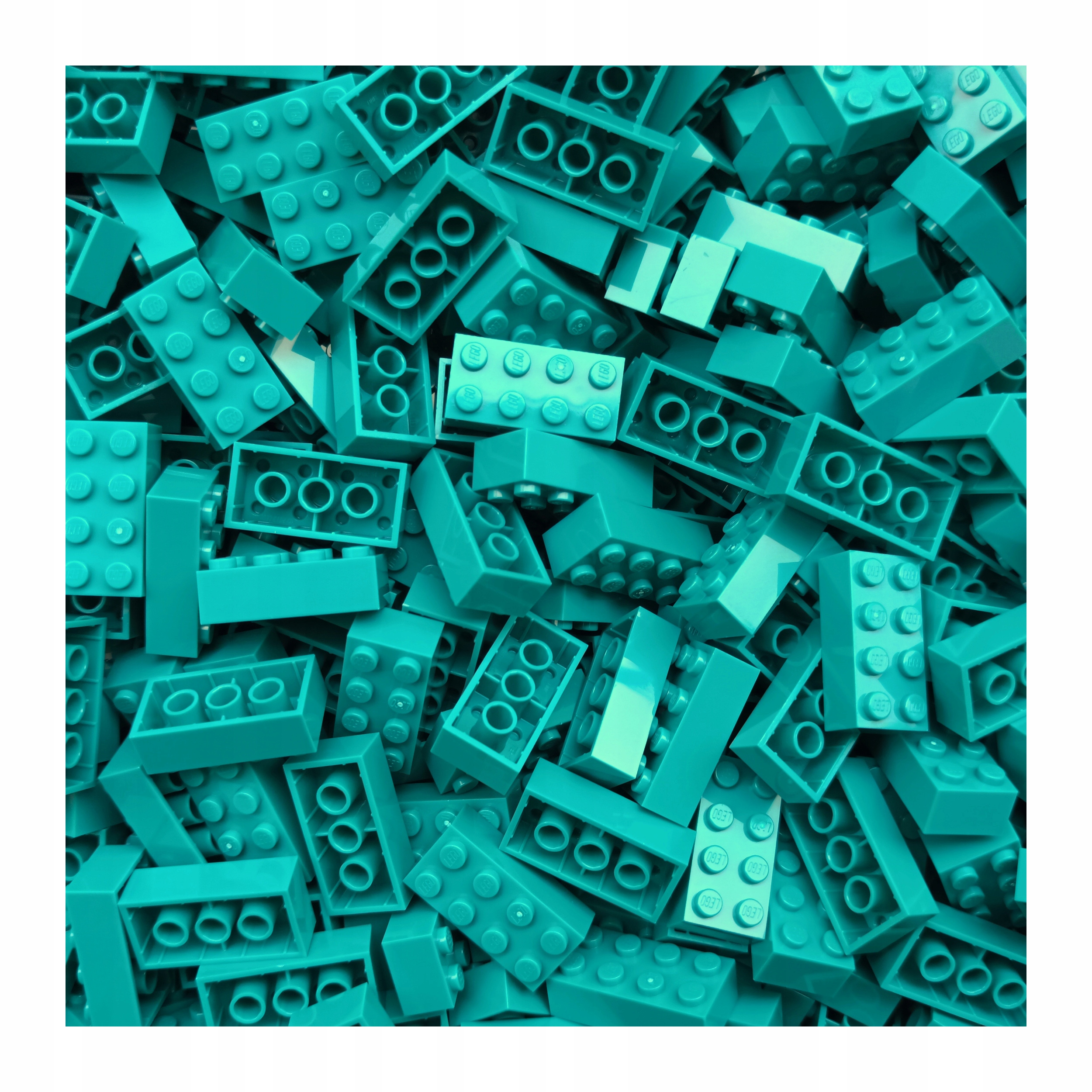 Lego Klocek 2x4 Tmavě tyrkysová tmavá tyrkysová barva 6249422 3001 100 Ks