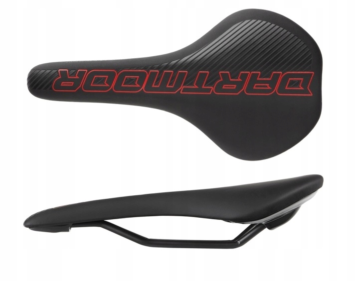 Siodło rowerowe DARTMOOR Arrow czarne/red devil