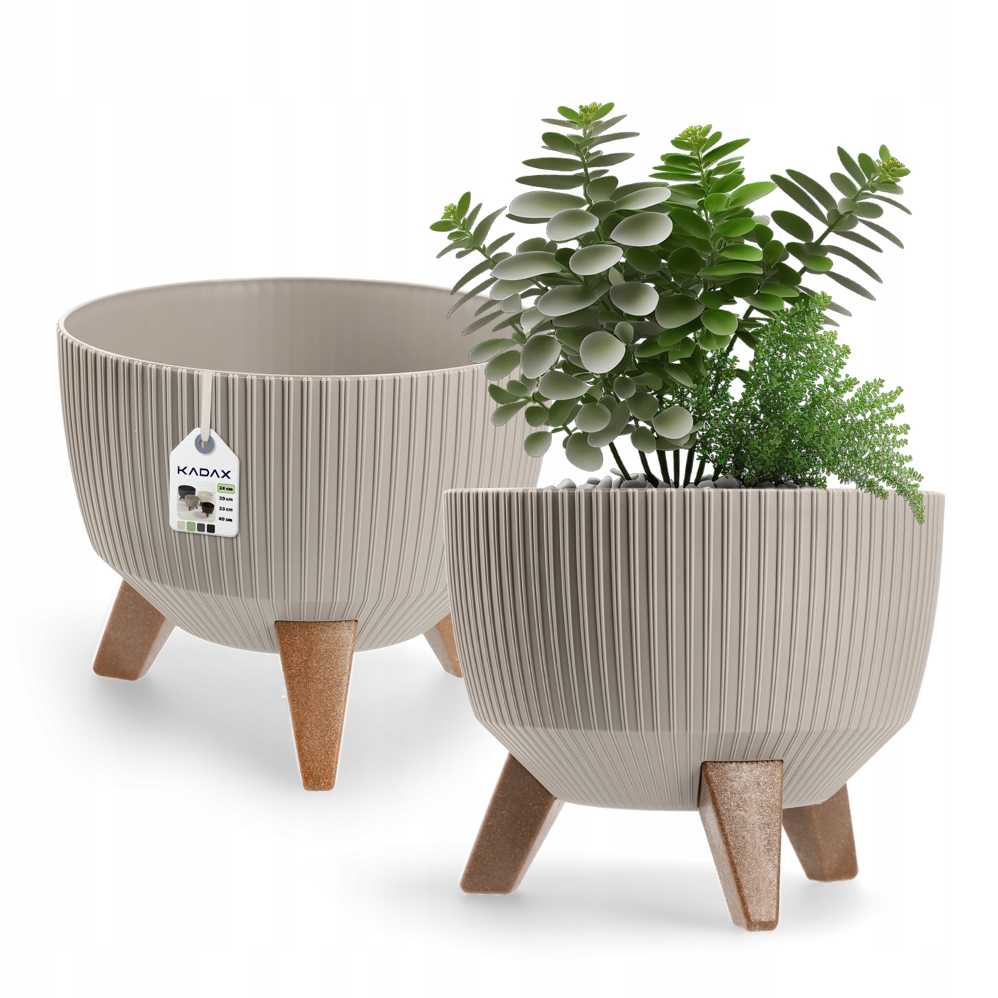 

Kadax Doniczka Donica 24cm Wkład Osłonka Misa