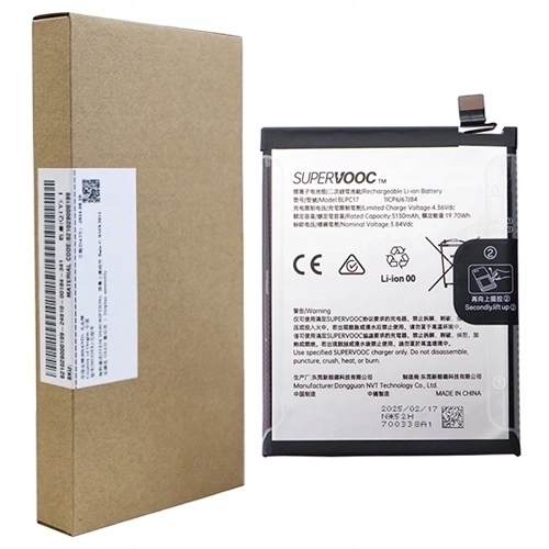 Baterie Akumulátor BLPC17 Realme 14 Pro+ Plus 5G 5000 mAh Nová Originální
