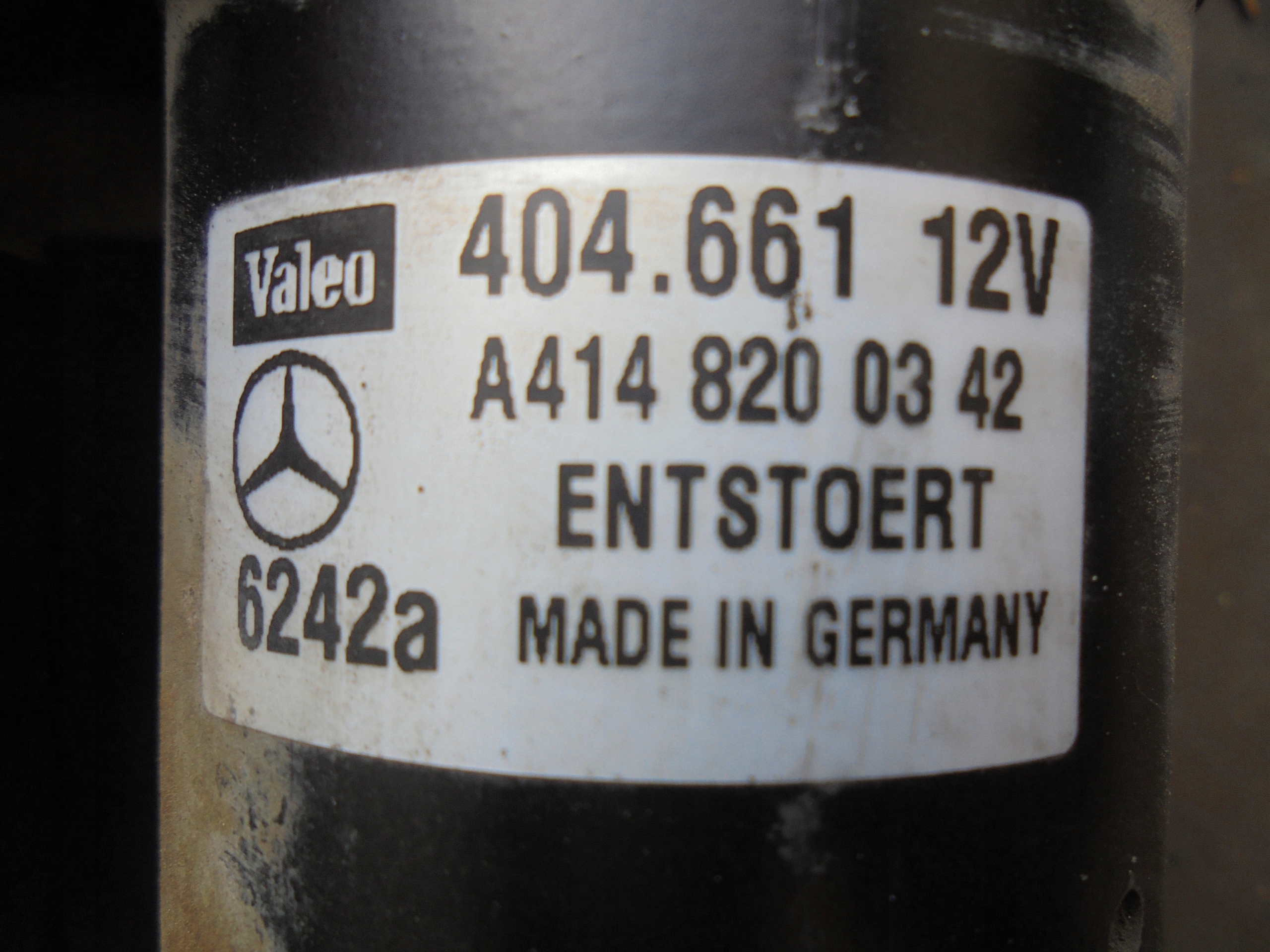 WISCHERGESTÄNGE MERCEDES VANEO A4148200342