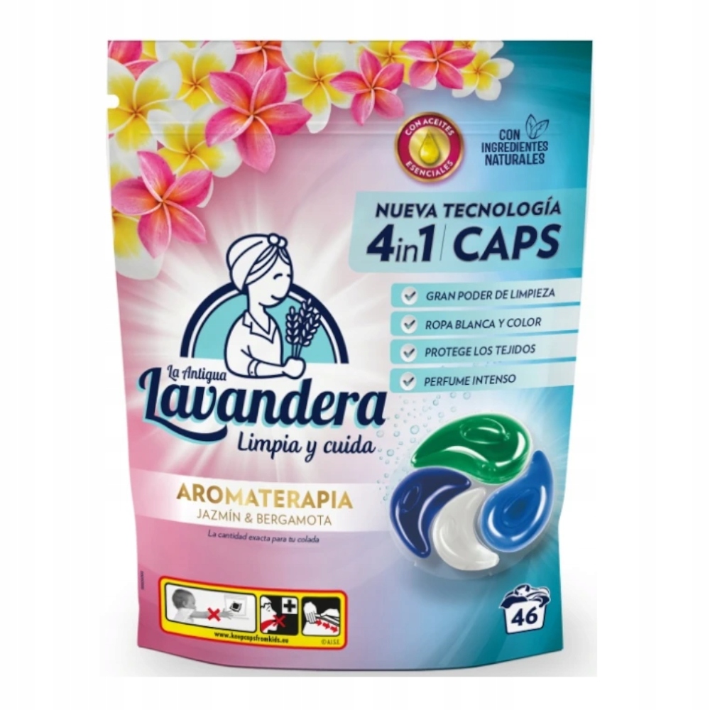 Levně Kapsle na praní Lavandera Flores de Cerezo Višňový Květ 46x22 g