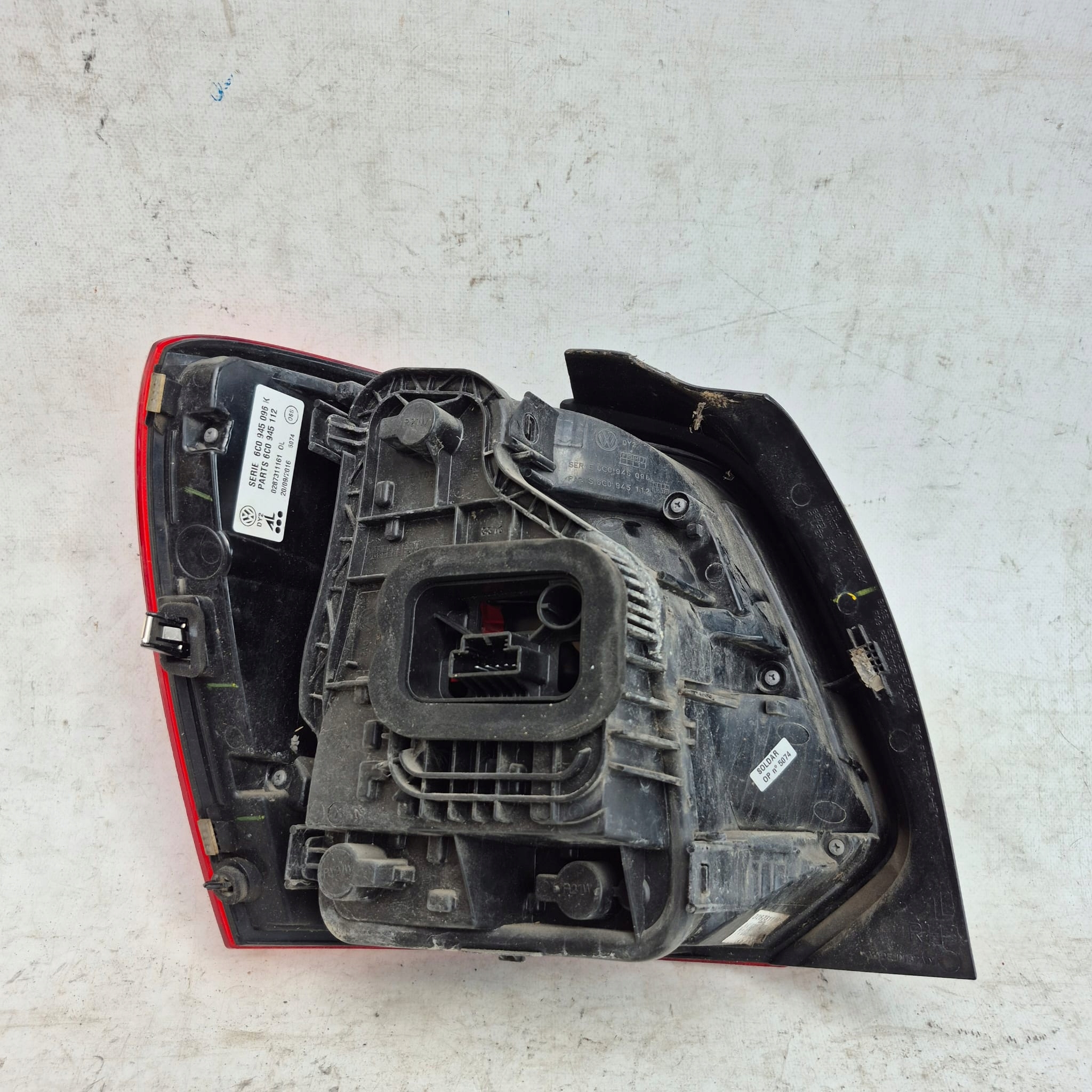 VW POLO V 5 6C LIFT 14-17 light right rear part rear