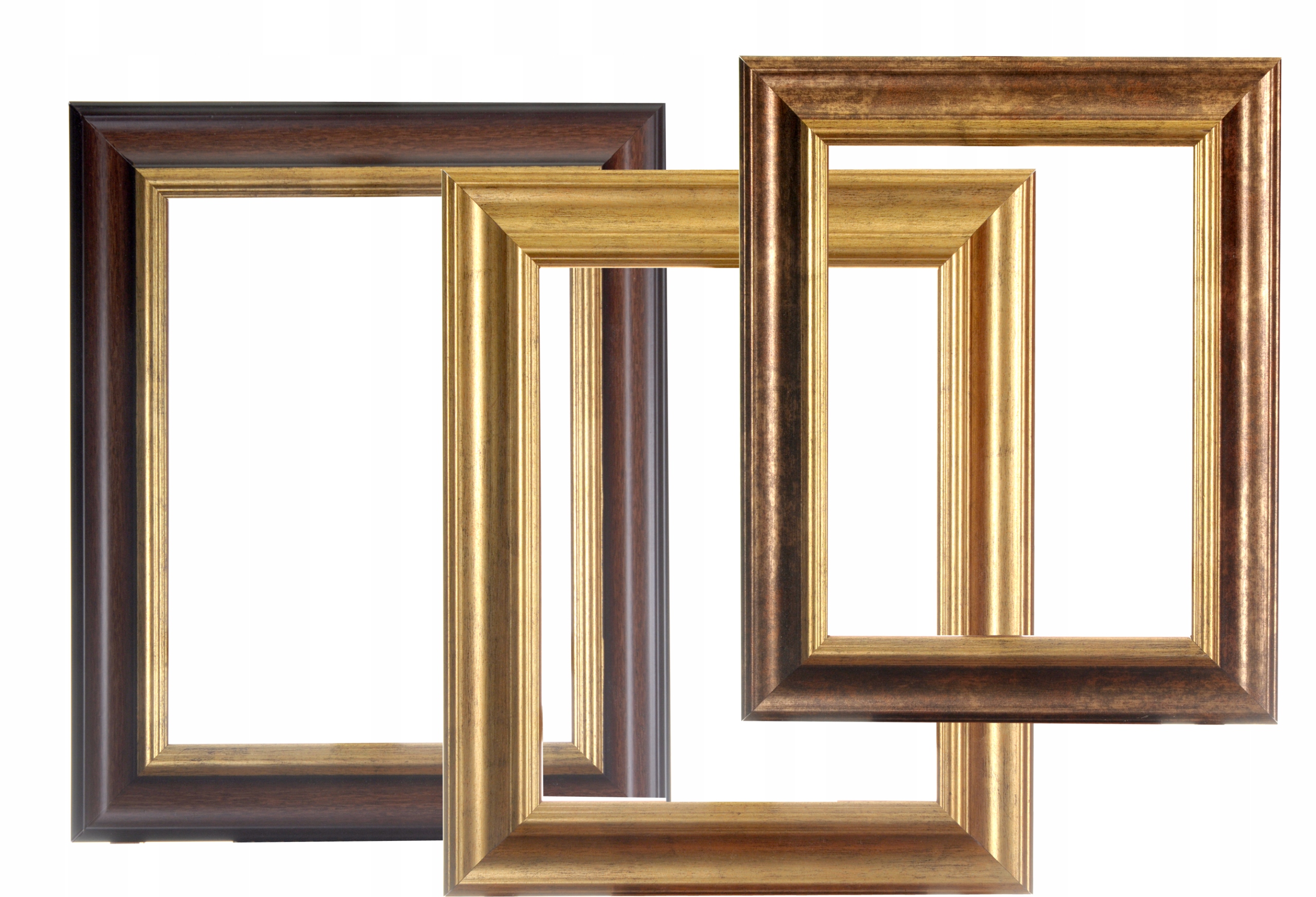 RAMKA GOTOWA DO OPRAWY OBRAZÓW ZDJĘĆ 40X50 WKLĘSŁA 55 MM DREWNO