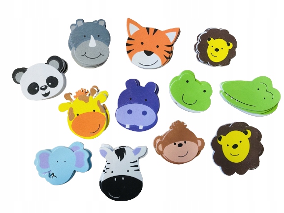 

Naklejki z pianki Zoo 36sztuk Brewis