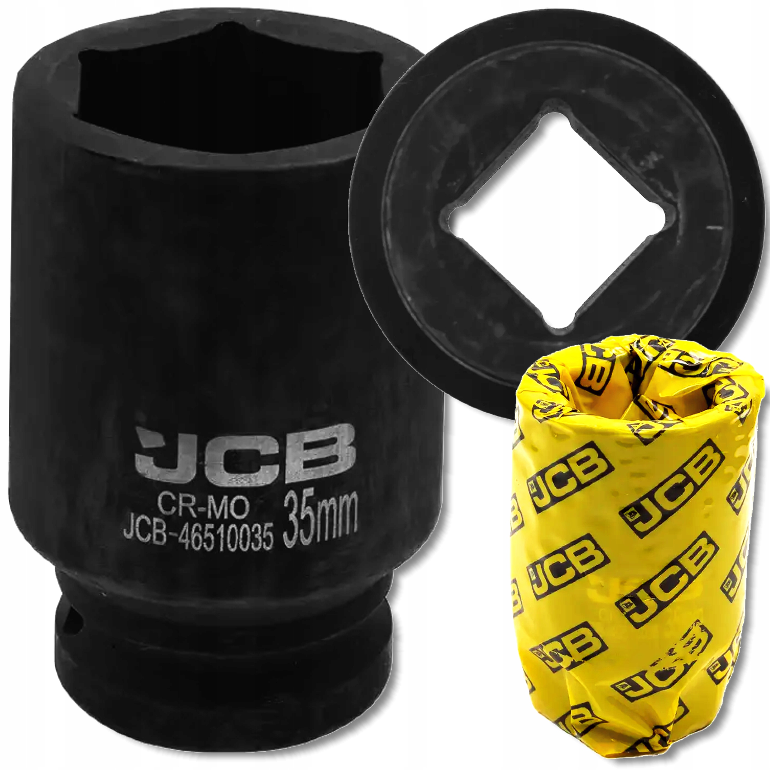 Nasadka udarowa głęboka 3/4" Cr-Mo 6-kątna klucz nasadowy 35 mm Jcb