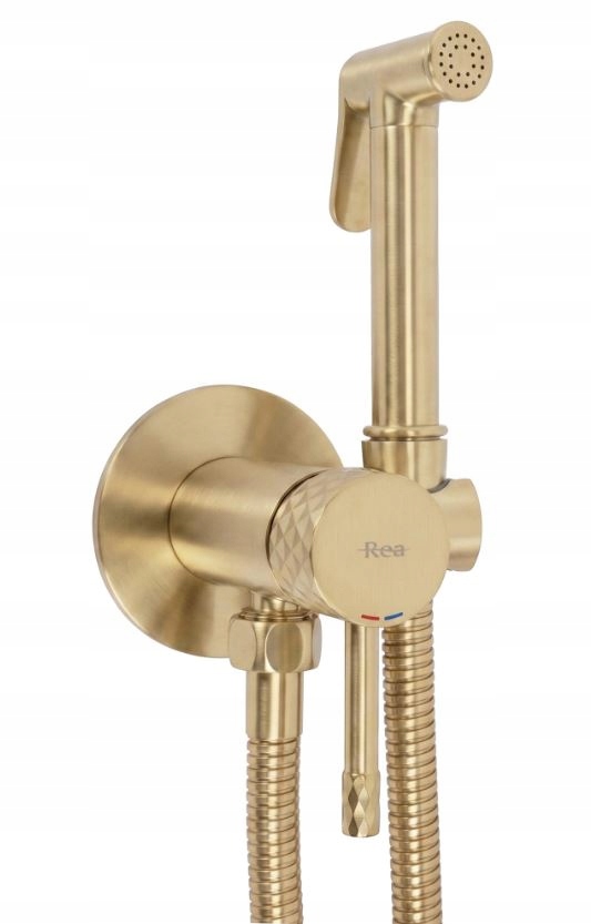 Batéria Bidet Pod Omietku Loop Lungo Diamond Zlatá Rea