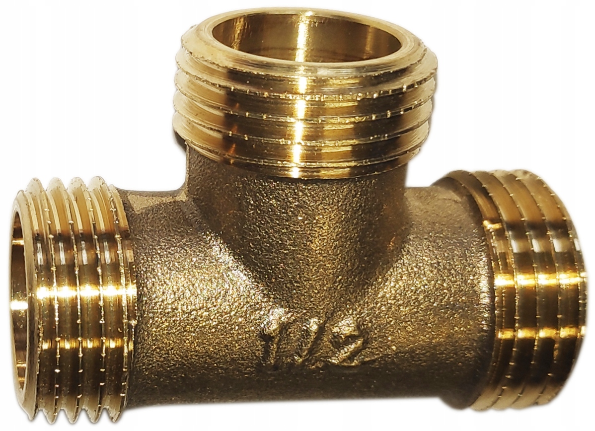 

Trójnik Mosiężny 1/2" Gz/gz/gz