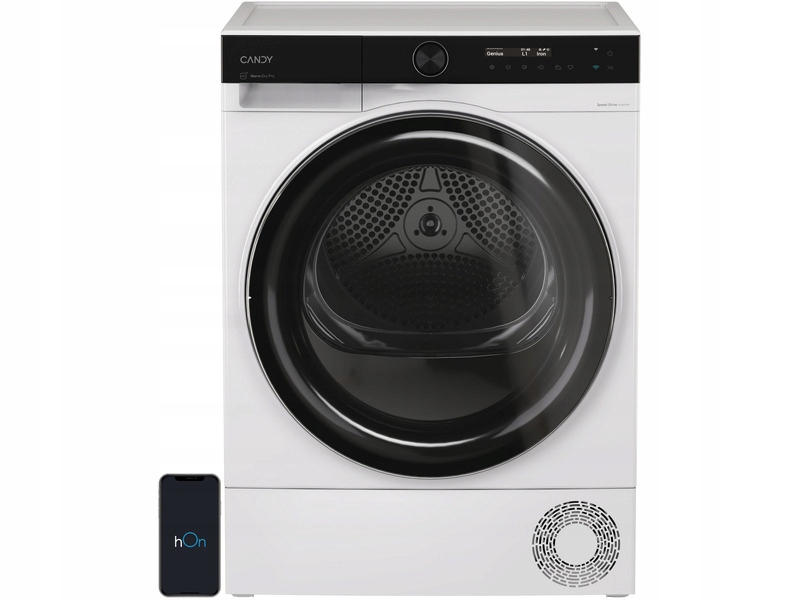 2X Suszarka Candy Ai Bs H9N2B-S z pompą ciepła biała 59.6 cm