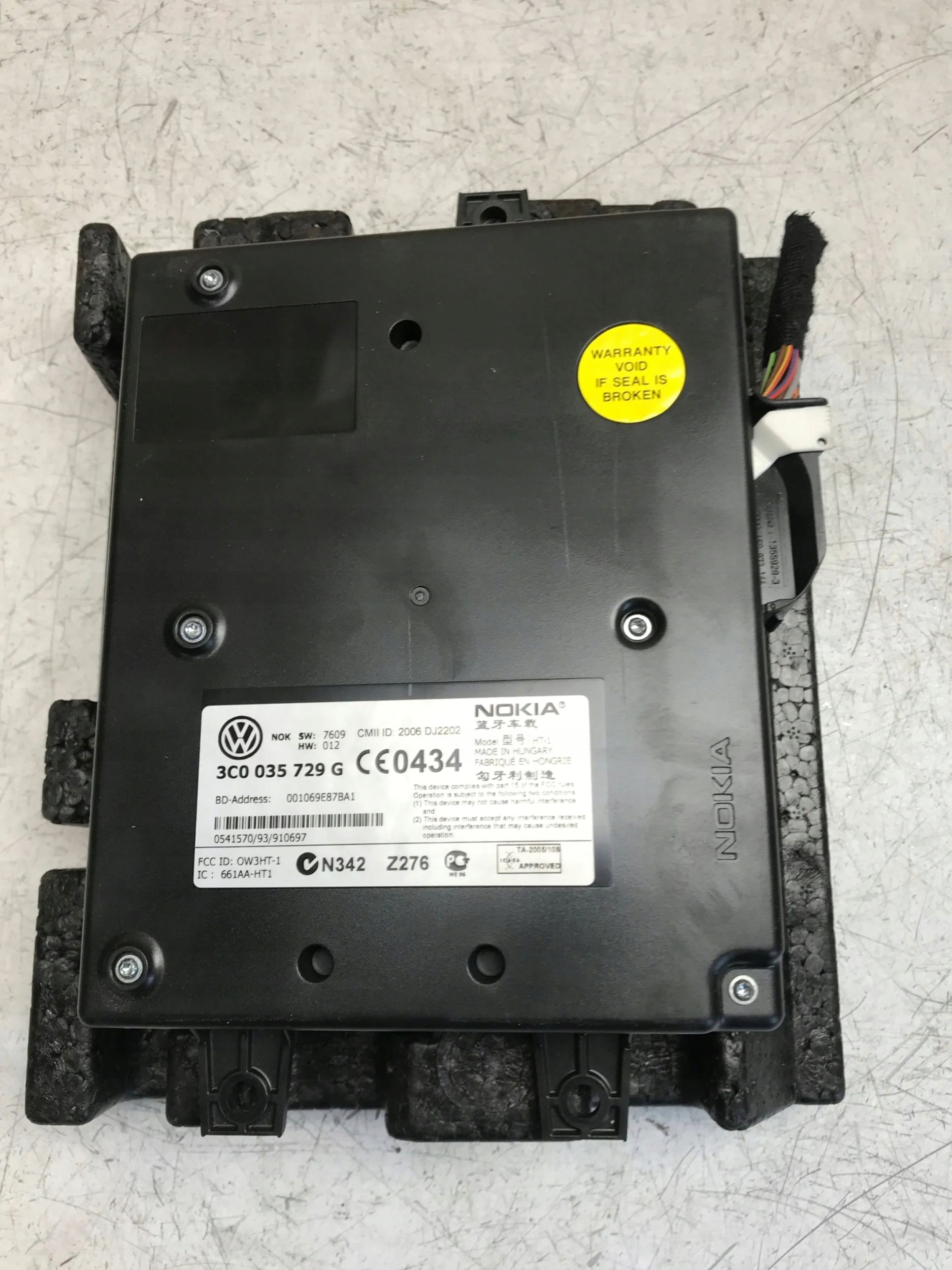 module TELEFONU BLUETOOTH VW PASSAT B6 3C0035729G