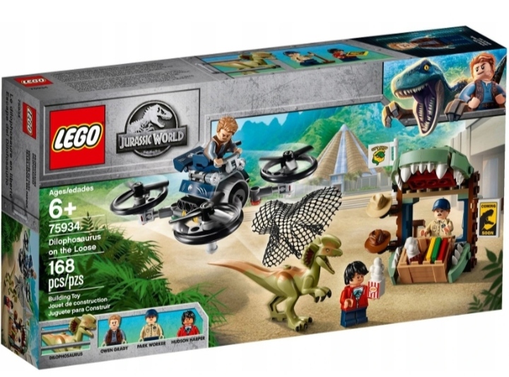 

Lego Jurassic World Dilofozaur na wolności 75934