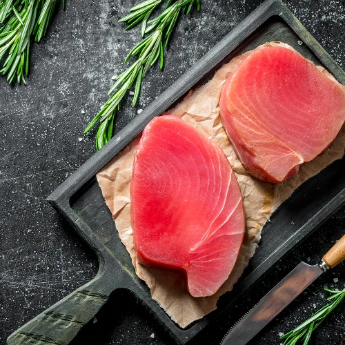 Tuňák uzený za studena Tradiční příchuť Přírodní Uzení 0,5 kg Eko