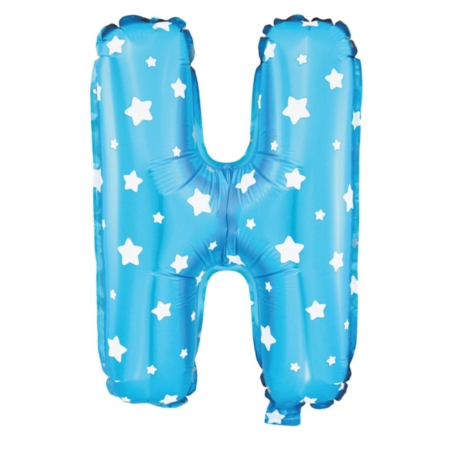 

Balon Foliowy Niebieski w Gwiazdki 40 cm-litera H