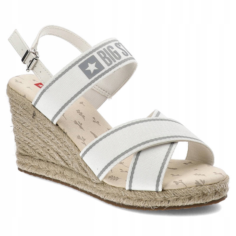Bílé sandály Big Star Stylové dámské espadrilky