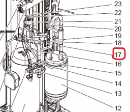 257876 S70E58202 THERMISTOR (LIQUID) G CZUJNIK TEMPERATURY Mitsubishi Electric