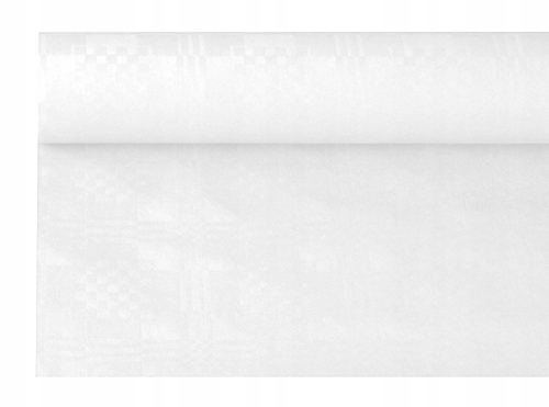 

Obrus papierowy w rolce biały 9metrów damaszkowy