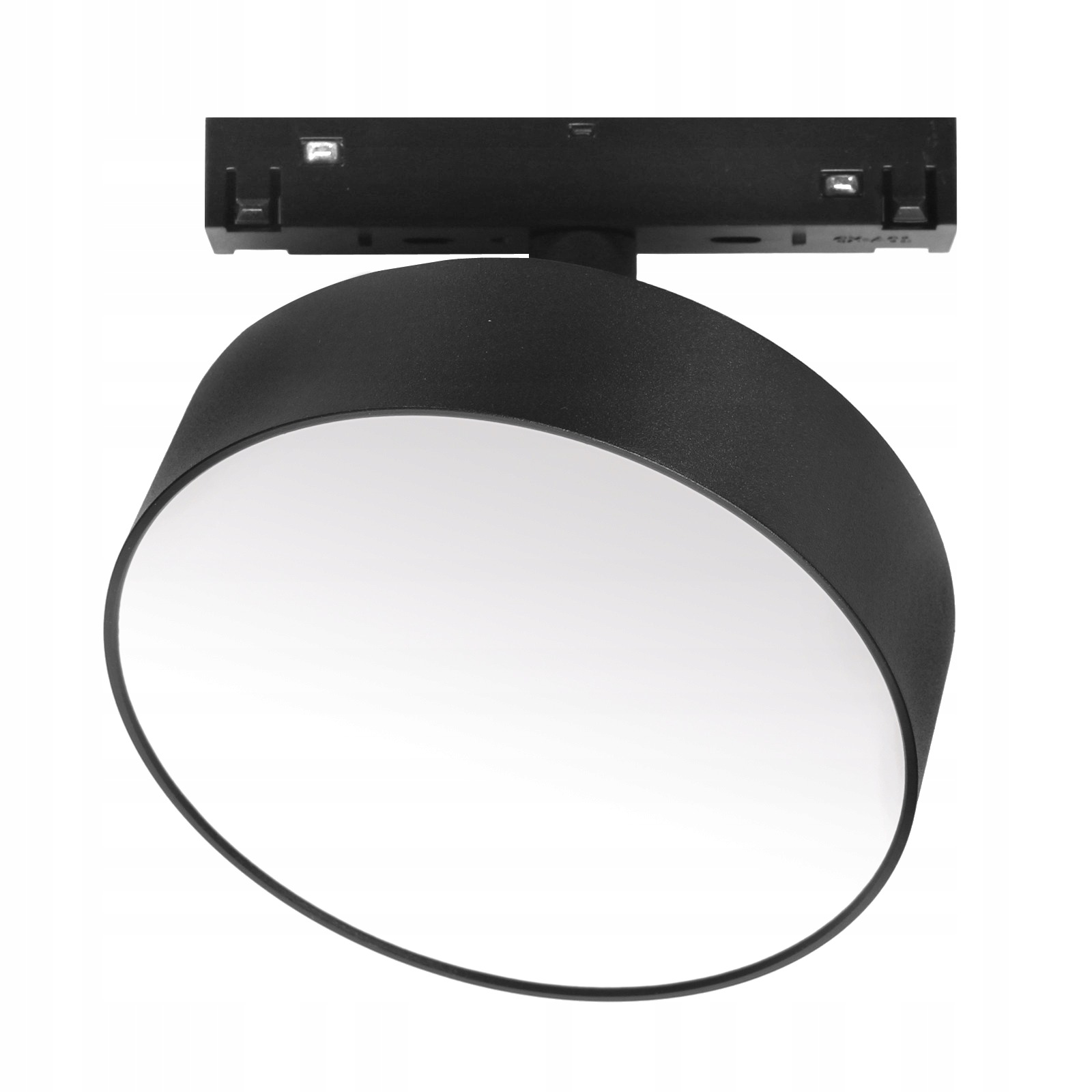 Domeno kolejnicová lampa 1-okruhová kulatá Led 14w 4000k 980 lm černá