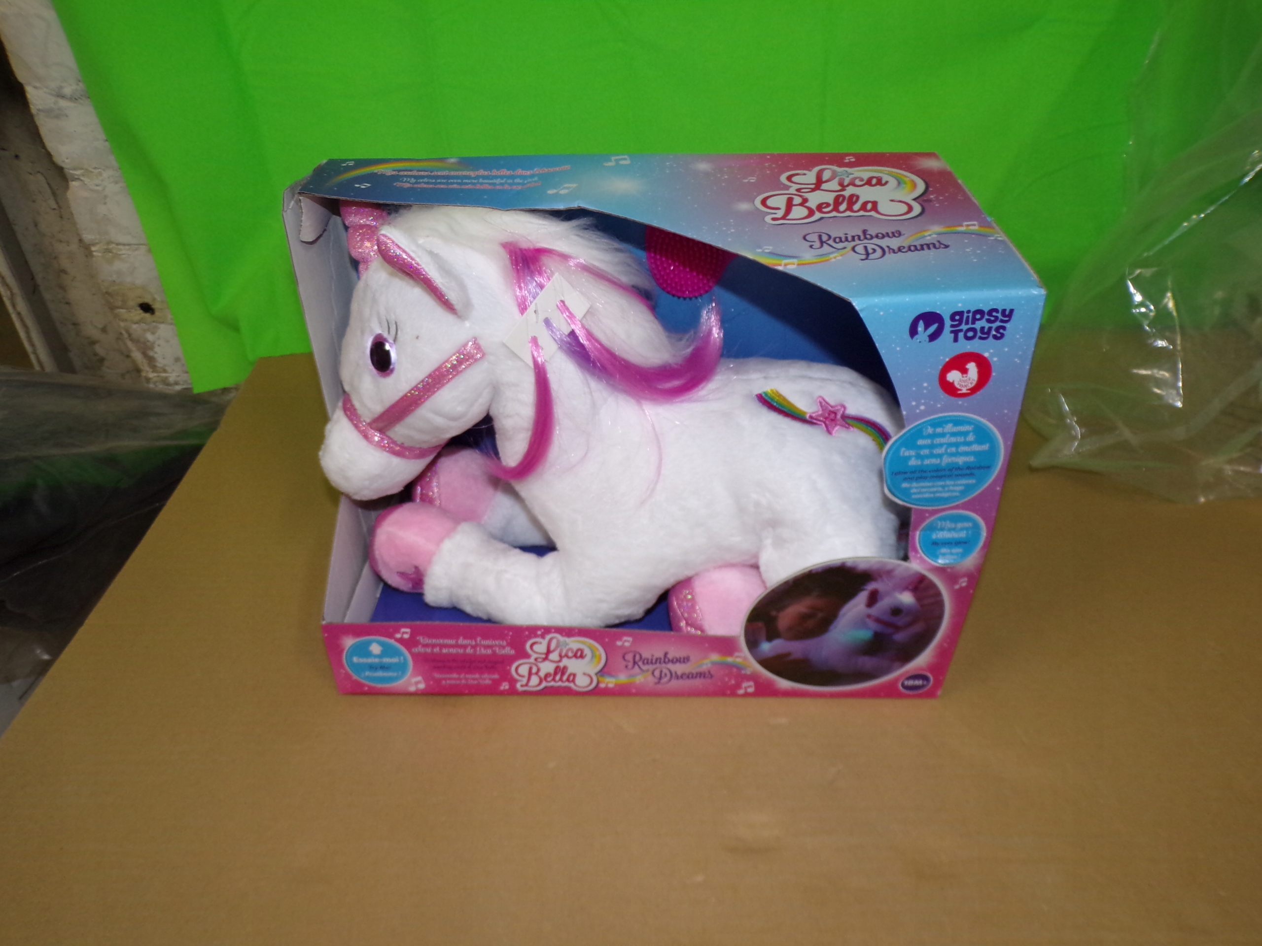 Maskotka pluszak jednorożec Lica Bella 35 cm Gipsy Płeć chłopcy dziewczynki