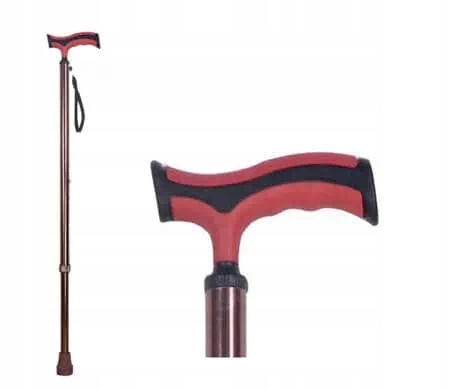 Armedical Laska inwalidzka aluminiowa z miękkim uchwytem Ergo AR-014E Miedz