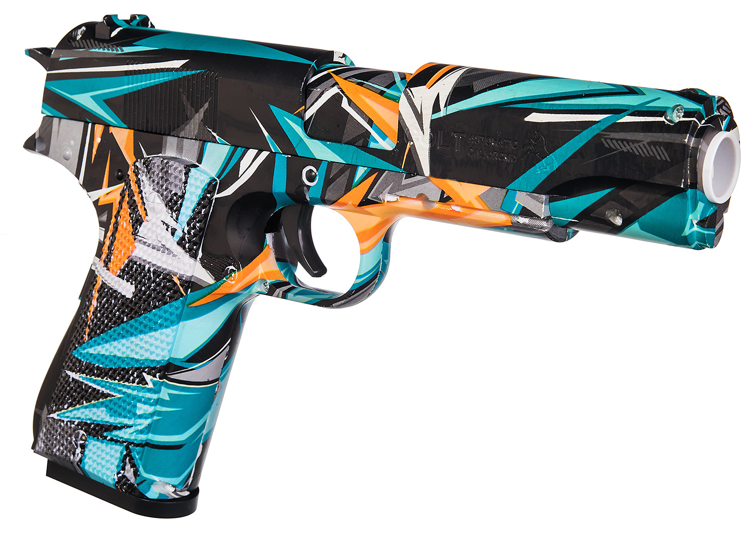 PISTOLET COLT BEZPIECZNE NABOJE PIANKI EVA STRZAŁKI WYPADAJĄCA ŁUSKA EAN (GTIN) 5906058984000