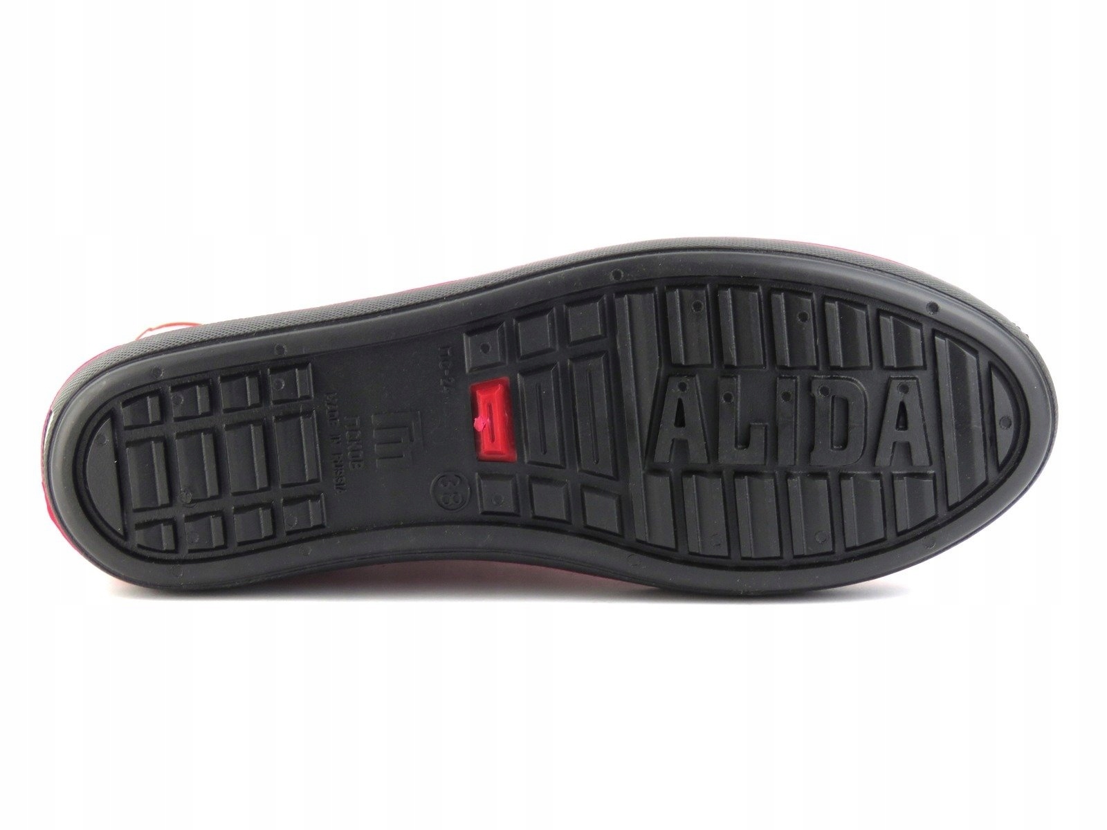 Kalosze damskie Nordman wodoodporne czerwone r.39 Rozmiar 39