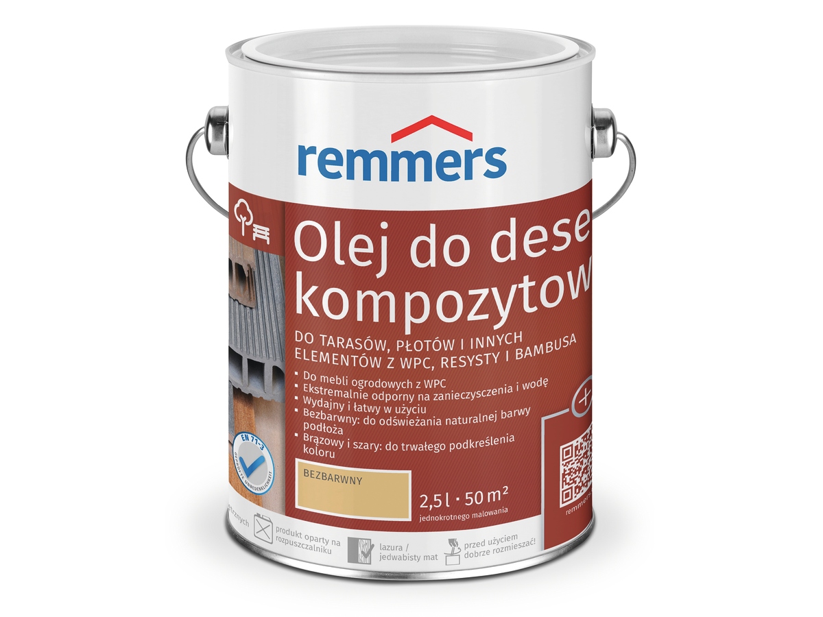 Remmers Olej Na Kompozitné Dosky 2.5 L Bezfarebný