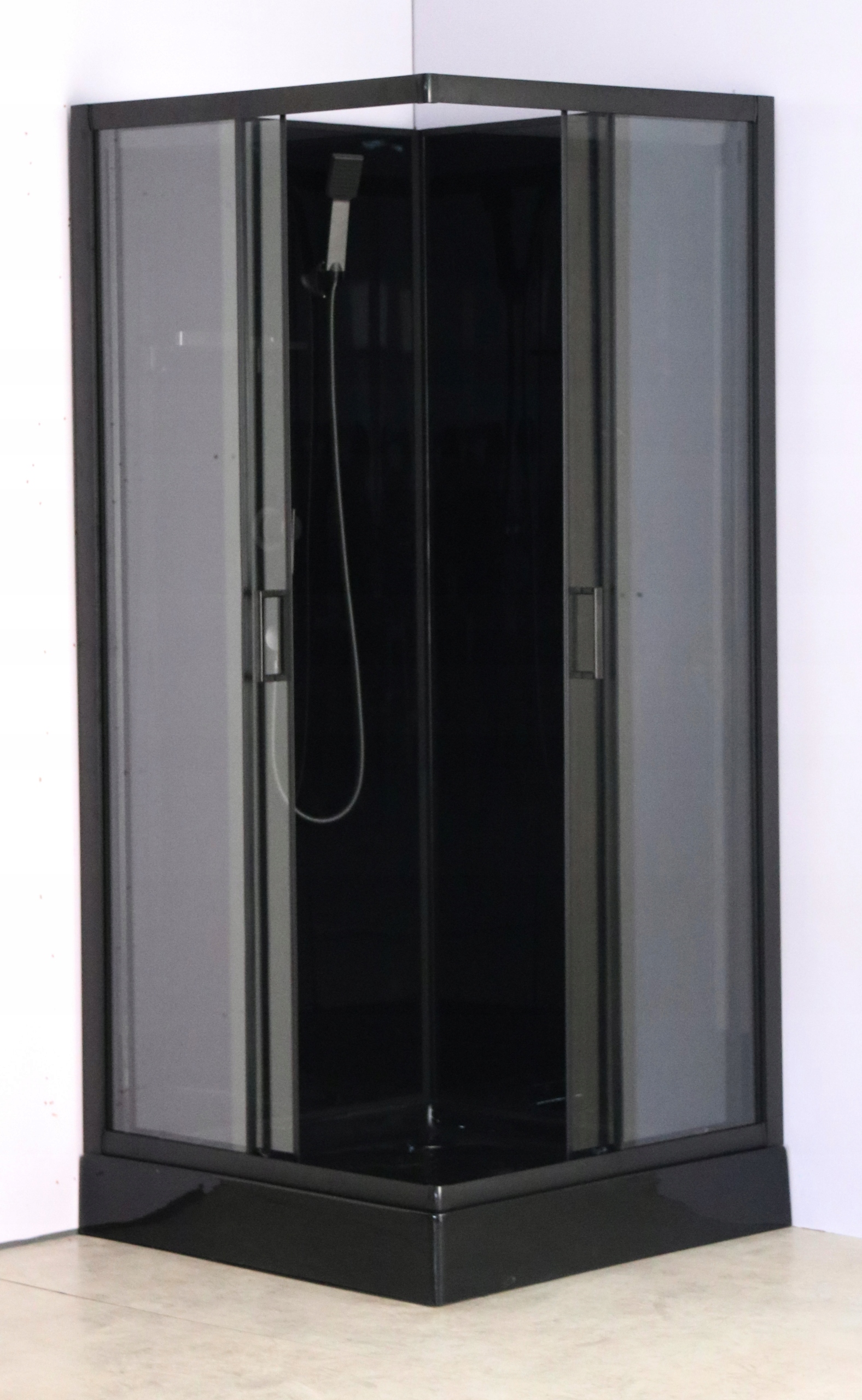 KABINA PRYSZNICOWA WOLNOSTOJĄCA 80x80 BLACK