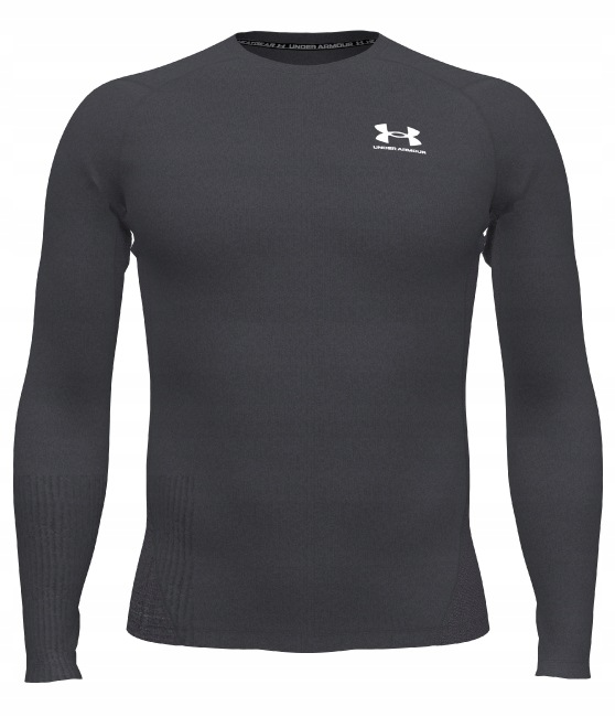 Koszulka Z Długim Rękawem Heatgear Kompresyjna Męska Szara Under Armour