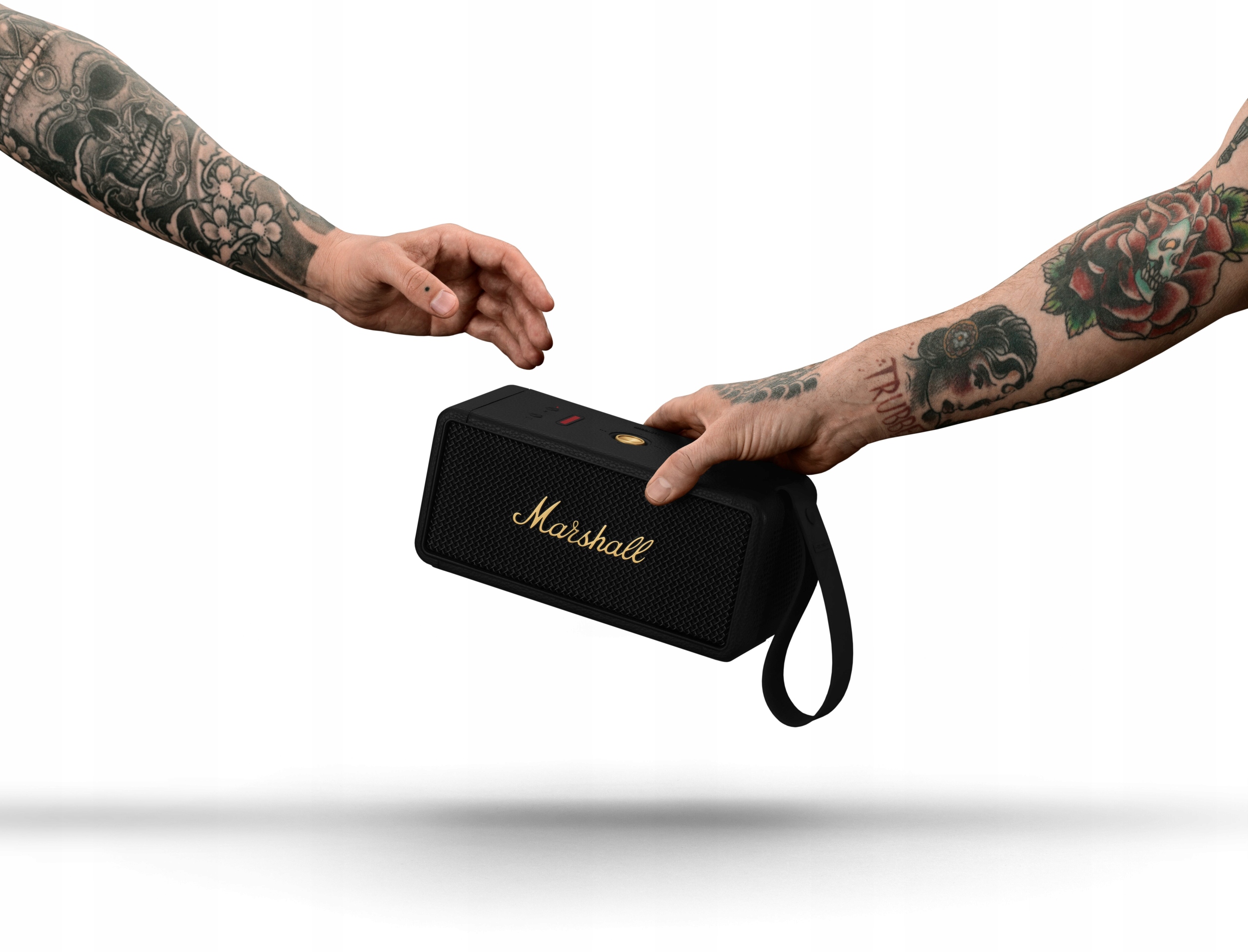 Głośnik przenośny Marshall Middleton czarny 60 W - Sklep, Opinie