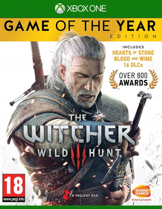 WIEDŹMIN III Dziki Gon - Edycja Gry Roku XBOX ONE SERIES X S KLUCZ KOD