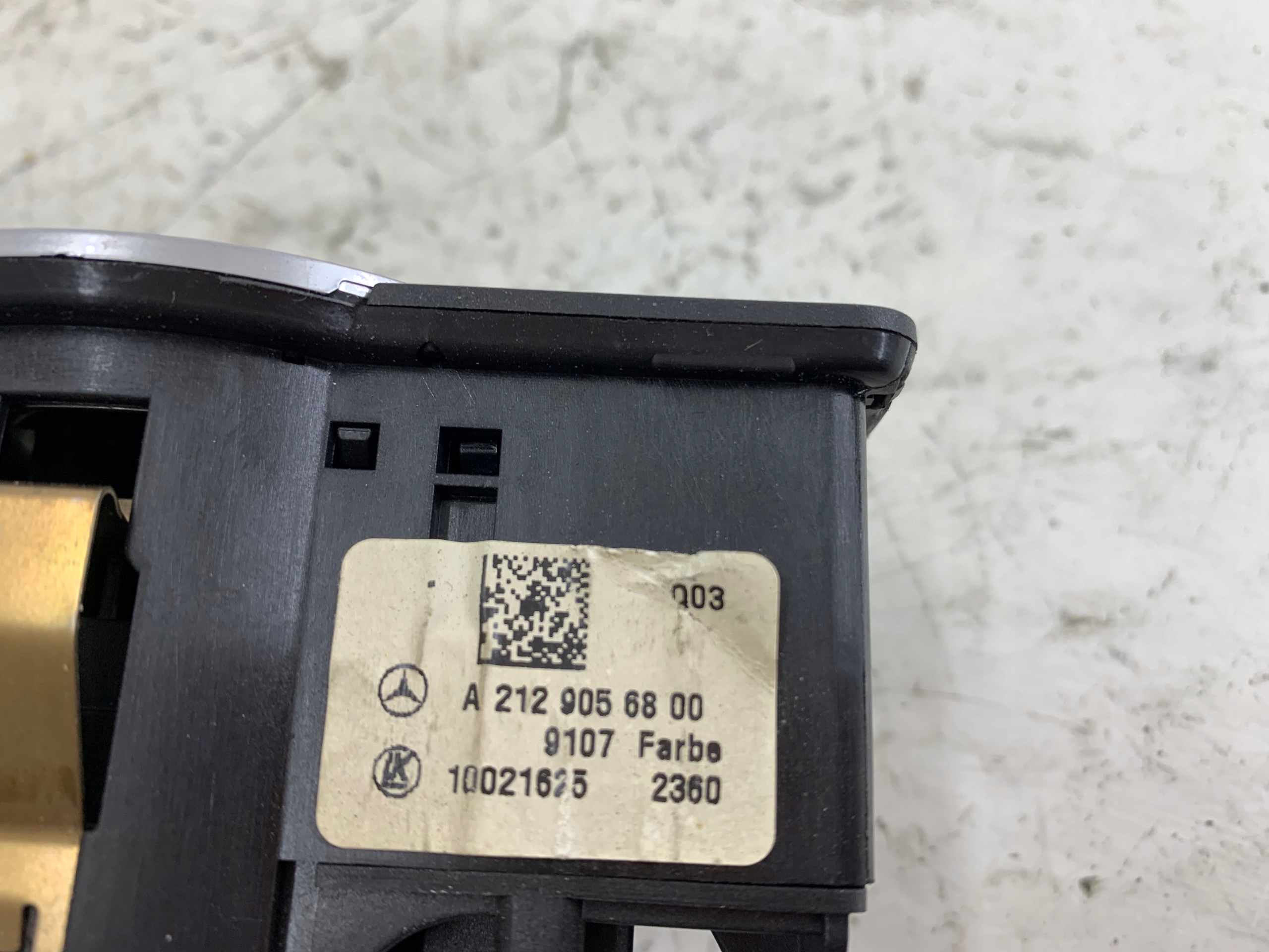 MERCEDES W212 Interruttore comando luci A2129056800